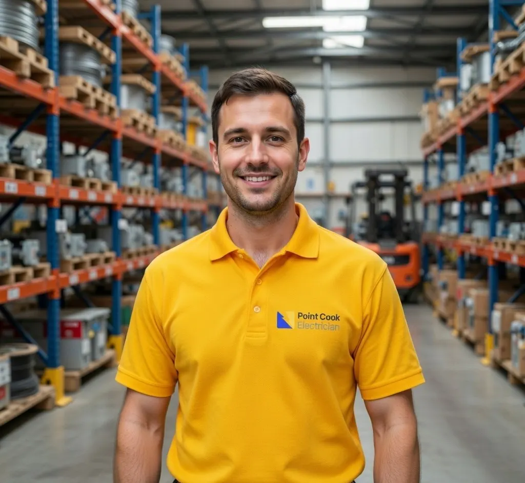 Point Cook Electrician electrician in a warehouse